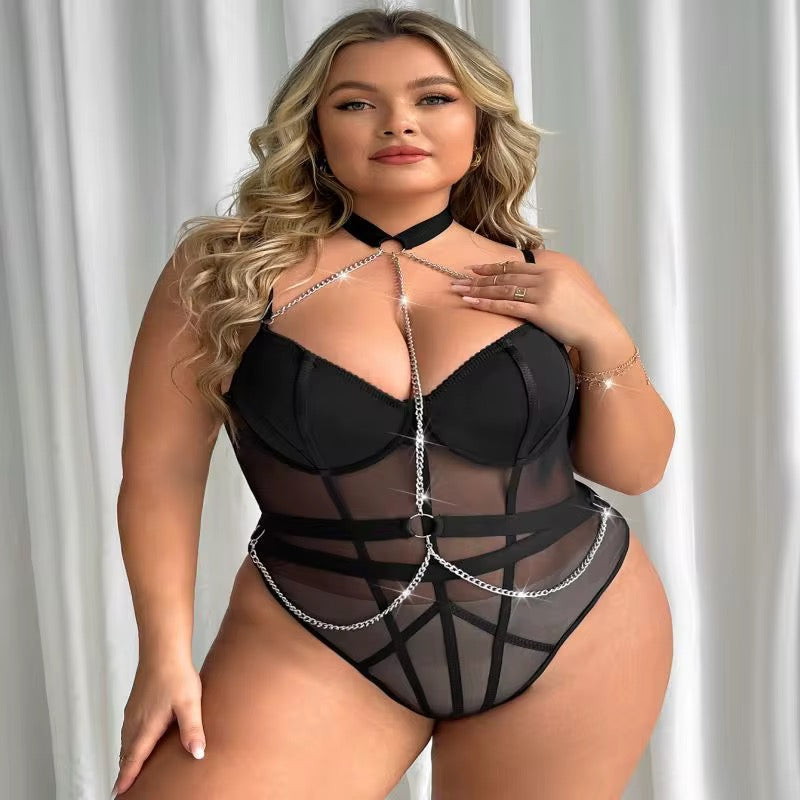Midnight Chain Seduction Set